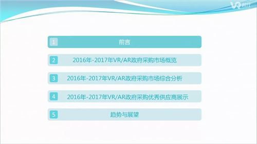 2017年VR/AR政府采购分析报告：1002个项目合计12亿元，教育占比超75%