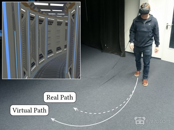 德国汉堡大学最新研究成果：让用户在虚拟空间自由行走