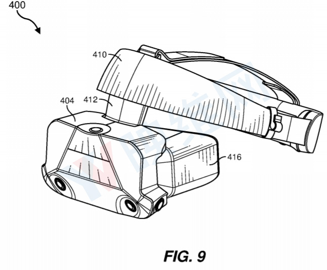 Facebook专利透露全新翻盖式VR头显,真实世界外围视场的不遮挡